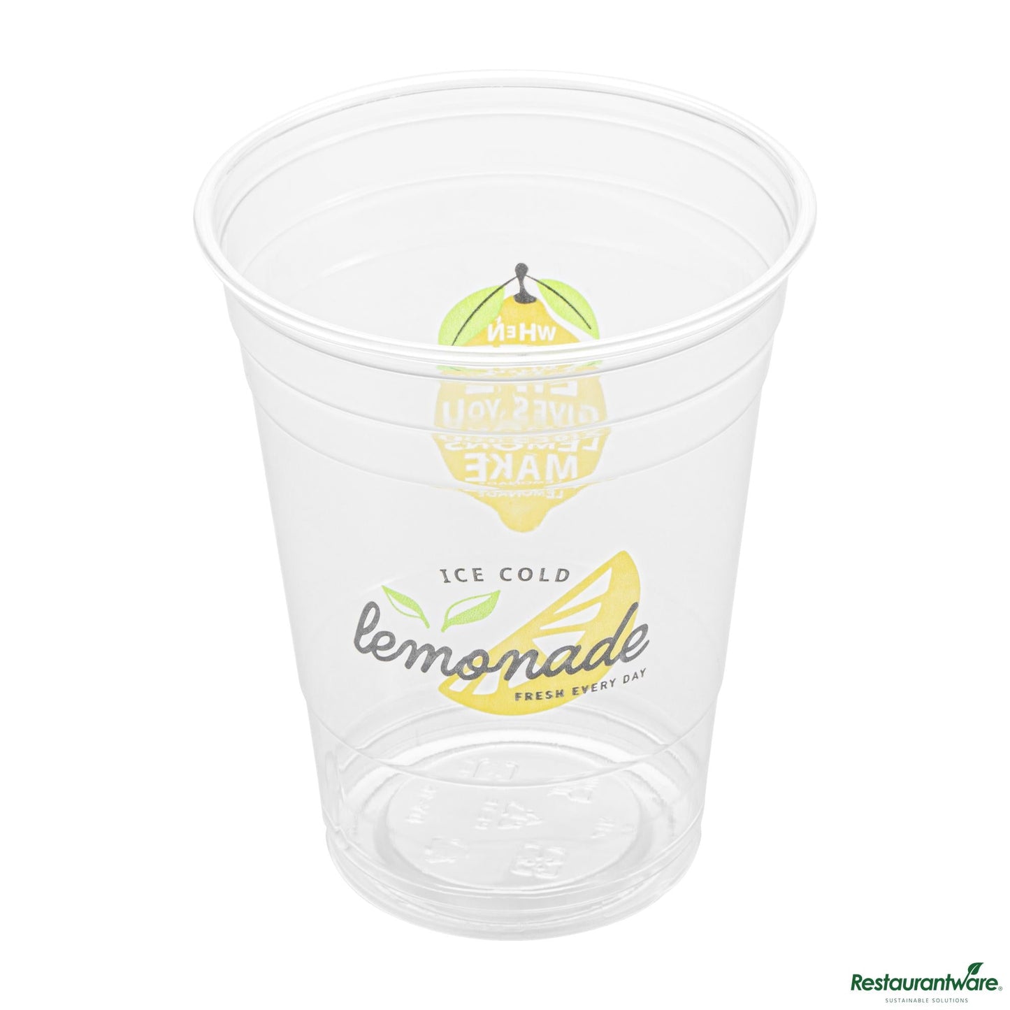 Wholesale Restaurantware 16 Oz Clear Pet Lemonade Cup - 3.9" X 3.9" X 4.7"- Bulk