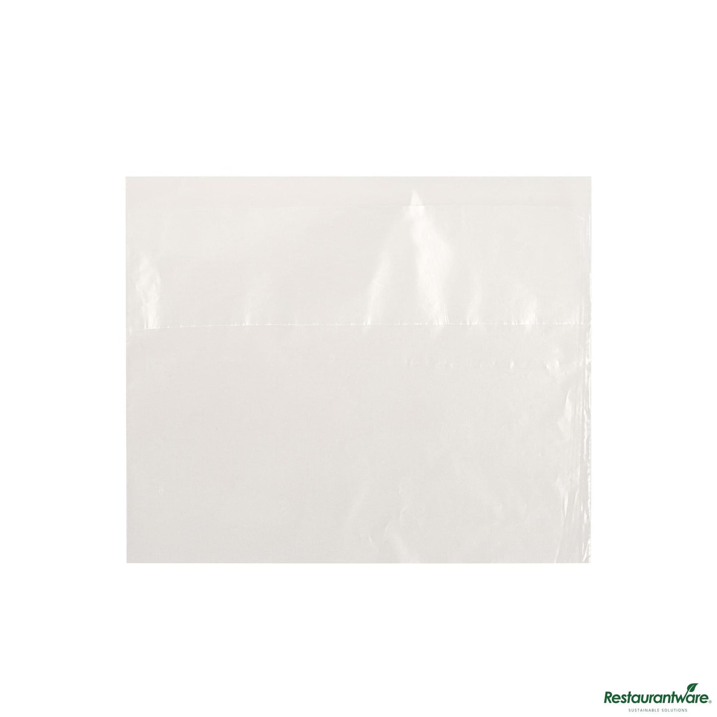 Wholesale Restaurantware Plastic Unprinted Deli Saddle Bag - with Flip Top - 6.5"×6.5"×0.001"- Bulk