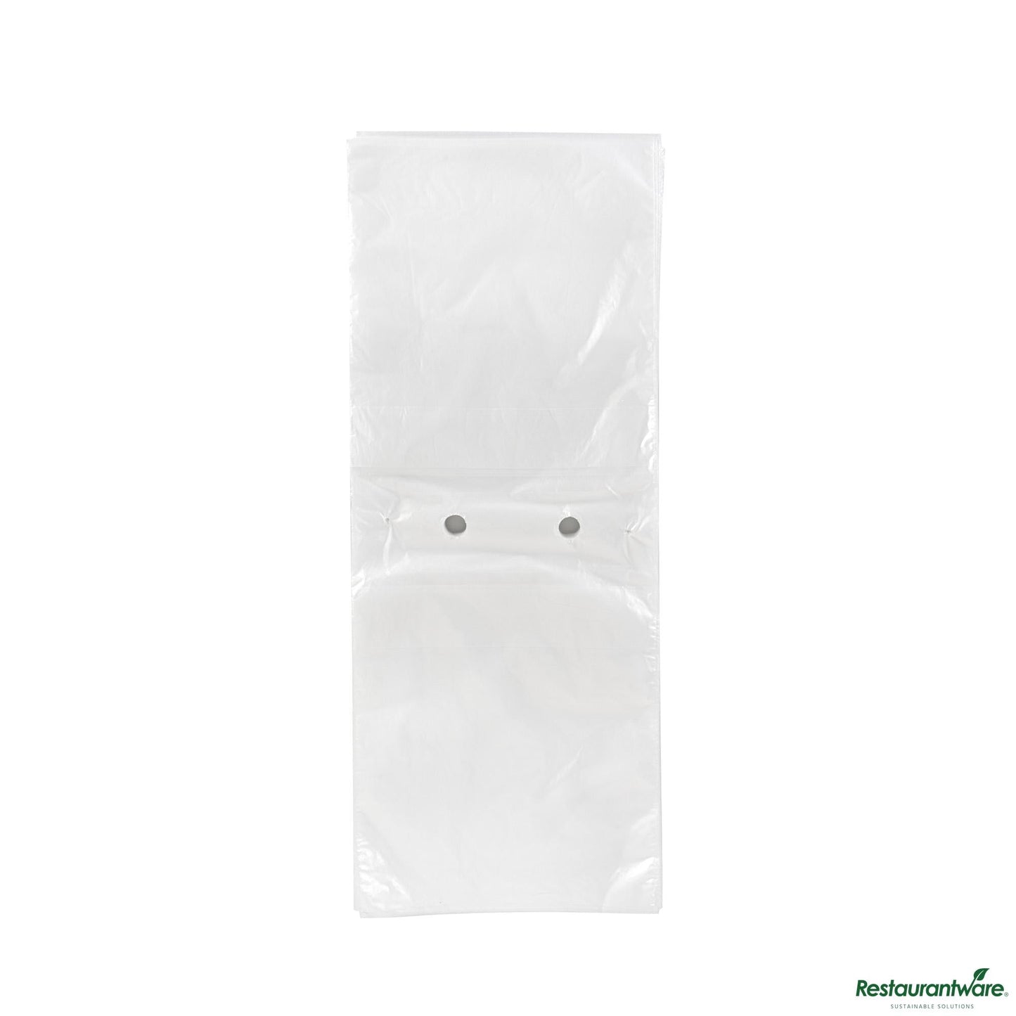 Wholesale Restaurantware Plastic Unprinted Deli Saddle Bag - with Flip Top - 8"×10"×0.001"- Bulk