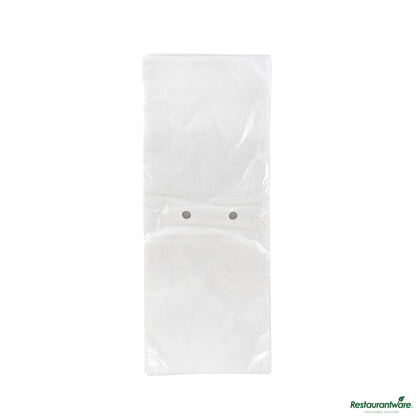 Wholesale Restaurantware Plastic Unprinted Deli Saddle Bag - with Flip Top - 8"×10"×0.001"- Bulk