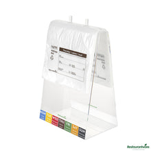Wholesale Restaurantware Clear and Brown Plastic Day of the Week Thursday Portion Bag - 8.5"×8.5"×0.001"- Bulk