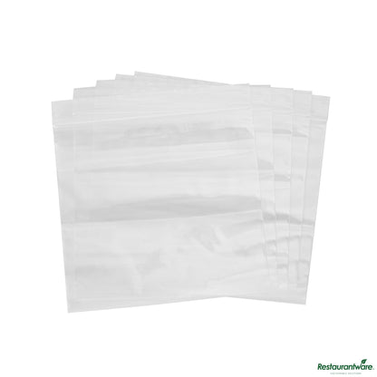 Wholesale Restaurantware 2 Mil Clear Ldpe Zip Top Bag - 6"×6"×0.002"- Bulk