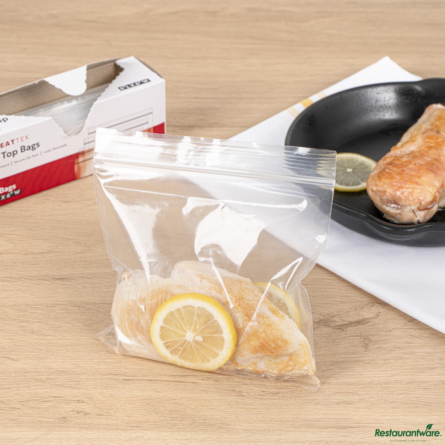 Wholesale Restaurantware 2 Mil Clear Ldpe Zip Top Bag - 6"×6"×0.002"- Bulk