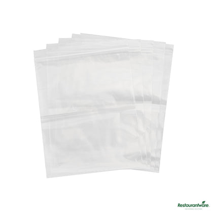 Wholesale Restaurantware 2 Mil Clear Ldpe Zip Top Bag - 6"×8"×0.002"- Bulk
