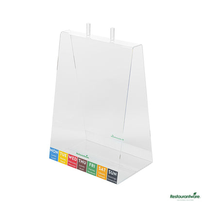 Wholesale Restaurantware Clear Acrylic Portion Bag Dispenser - 9"×6.3"×13.3"- Bulk