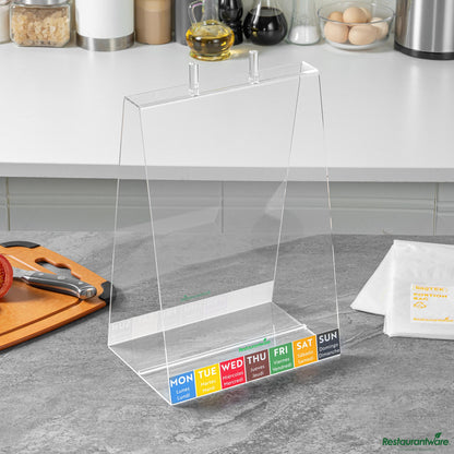 Wholesale Restaurantware Clear Acrylic Portion Bag Dispenser - 9"×6.3"×13.3"- Bulk