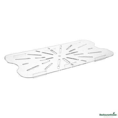Wholesale Restaurantware Full Size Clear Polycarbonate Drain Tray - 18.3"×10.3"×0.6"- Bulk