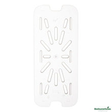 Wholesale Restaurantware 1/3 Size Clear Polycarbonate Drain Tray - 10.3"×4.4"×0.6"- Bulk