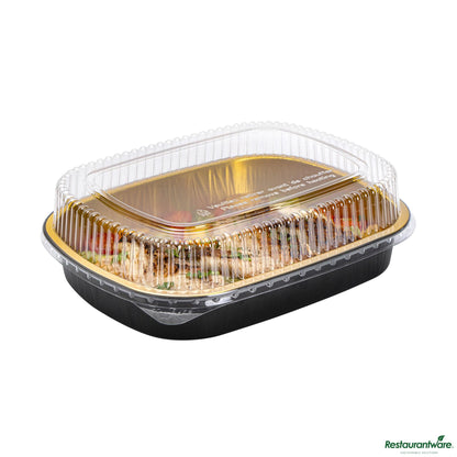 Wholesale Restaurantware Clear Plastic Lid - Fits 70 Oz Foil Take Out Pan - 11.5"×9"×2"- Bulk