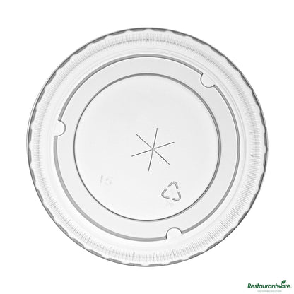 Wholesale Restaurantware Clear Plastic Lid - Fits 12 and 20 Oz Cold Cups - 3.6"×3.6"×0.1"- Bulk