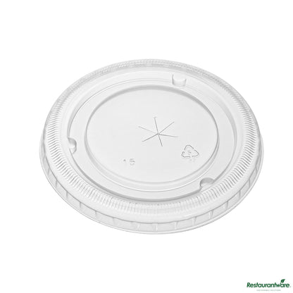 Wholesale Restaurantware Clear Plastic Lid - Fits 12 and 20 Oz Cold Cups - 3.6"×3.6"×0.1"- Bulk