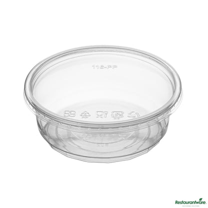 Wholesale Restaurantware 8 Oz Clear Plastic to Go Deli Container - with Lid - 4.5"×4.5"×1.9"- Bulk