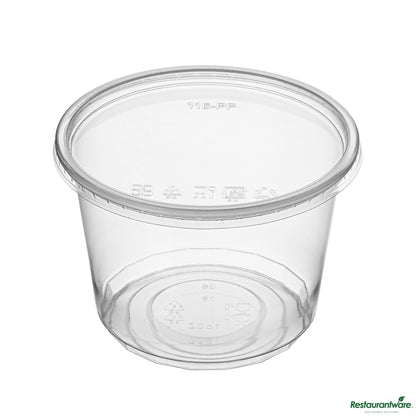 Wholesale Restaurantware 16 Oz Clear Plastic to Go Deli Container - with Lid - 4.5"×4.5"×3.1"- Bulk