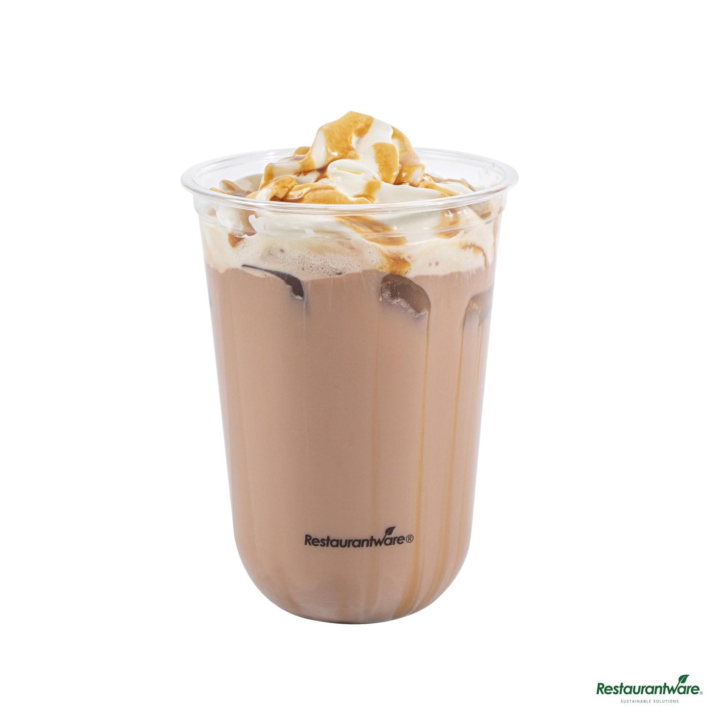 Wholesale Restaurantware 16 Oz U-Shape Clear Pet Plastic Drinking Cup - Rounded Bottom - 3.5"×3.5"×4.7"- Bulk