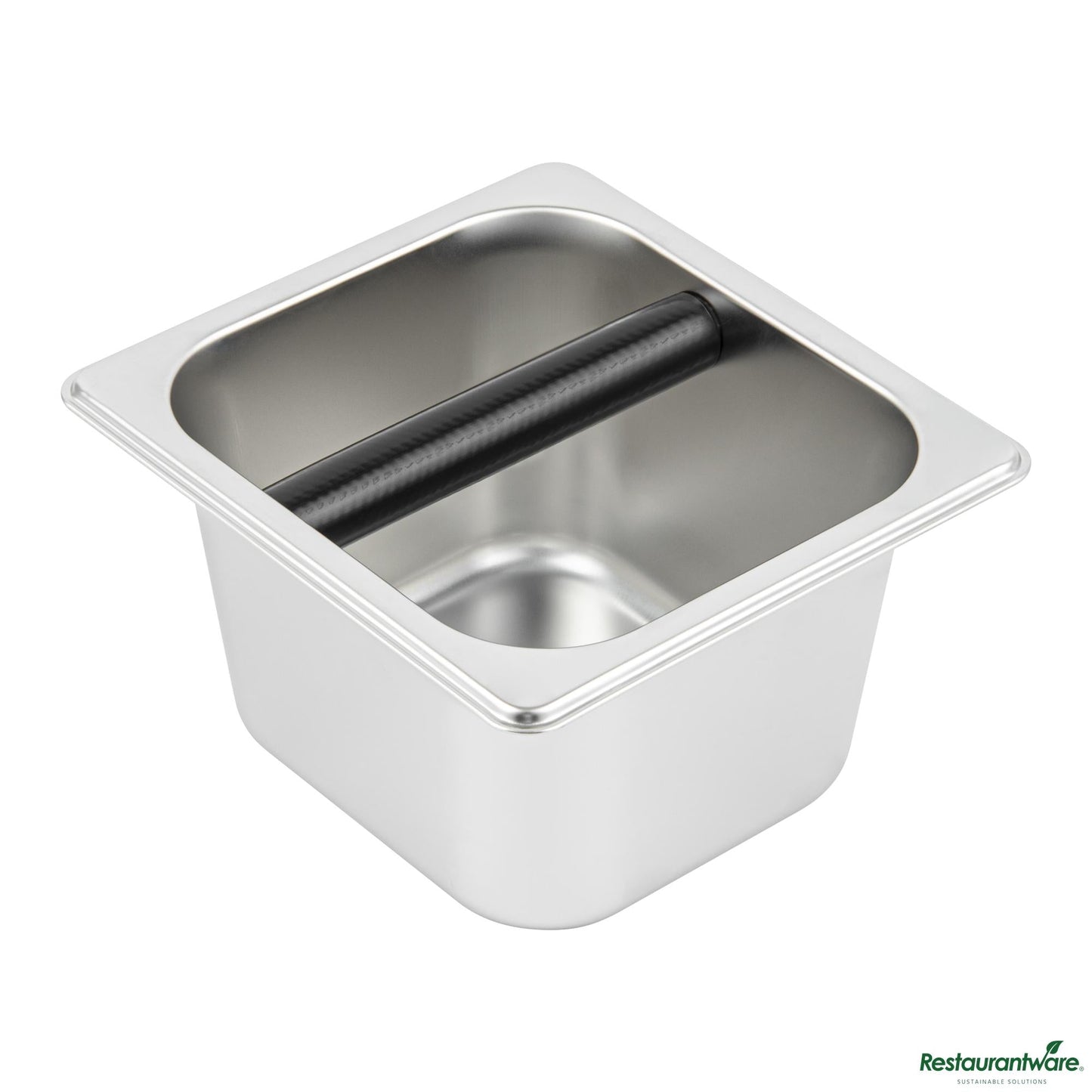 Wholesale Restaurantware Restpresso Stainless Steel Coffee / Espresso Knock Box - 7" X 6 1/2" X 4"- Bulk