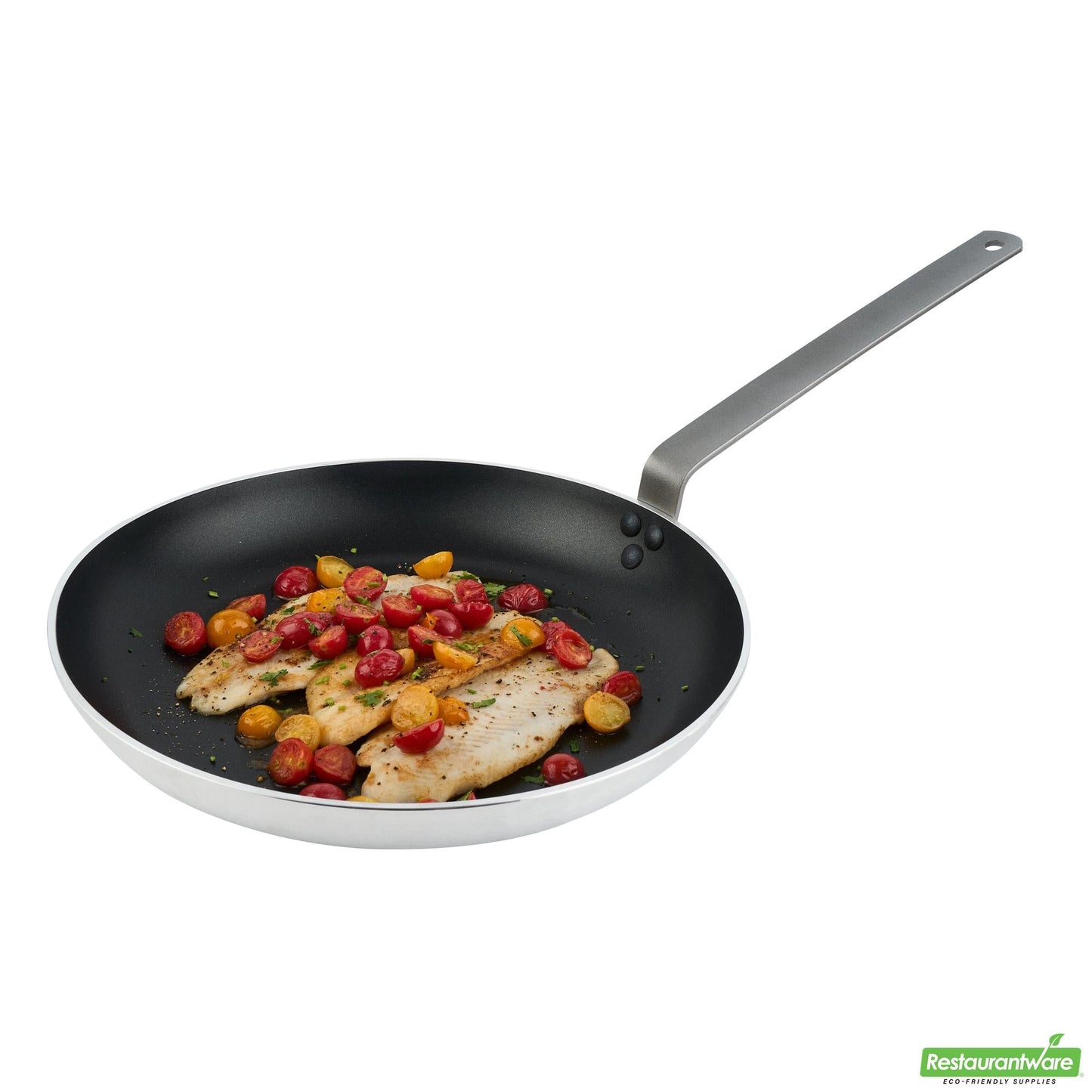 Wholesale Restaurantware Aluminum 16" Fry Pan - Non-Stick, Induction Ready, Heavy Duty- Bulk