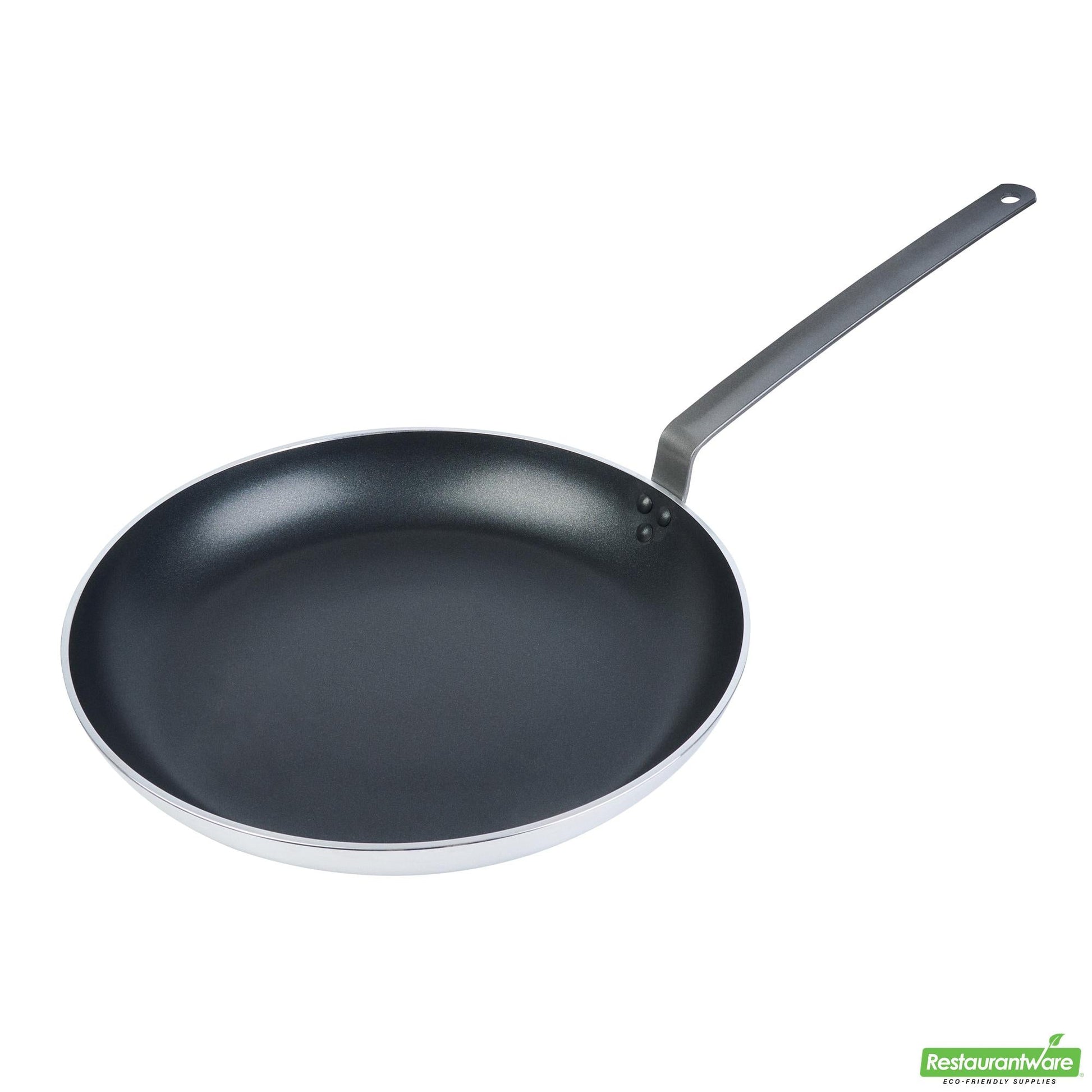 Wholesale Restaurantware Aluminum 16" Fry Pan - Non-Stick, Induction Ready, Heavy Duty- Bulk