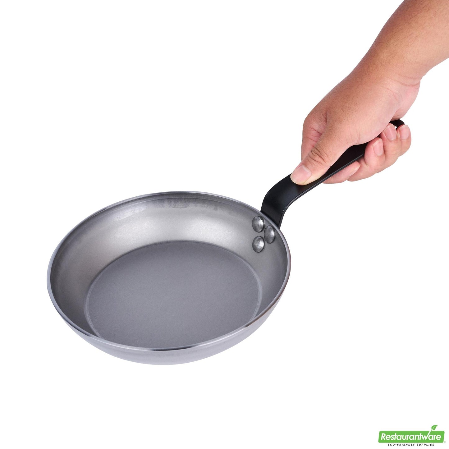 Wholesale Restaurantware Carbon Steel 8" Fry Pan - 14.2" X 7.9" X 3.5"- Bulk