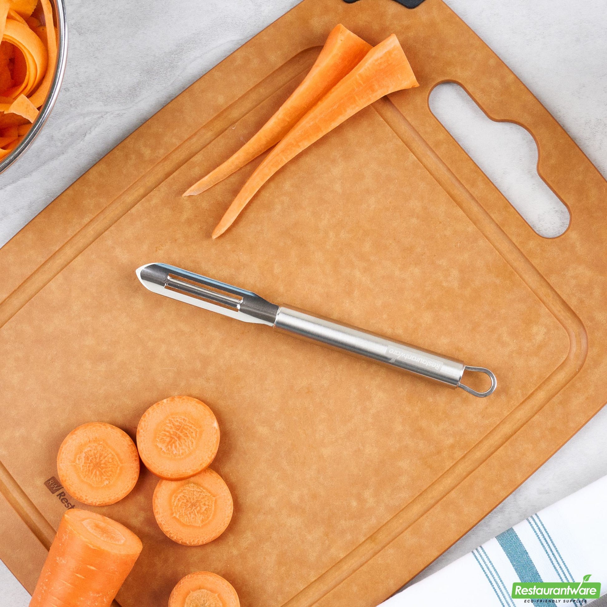 Wholesale Restaurantware Stainless Steel Vegetable Peeler - 7.6" X 0.6" X 0.6"- Bulk