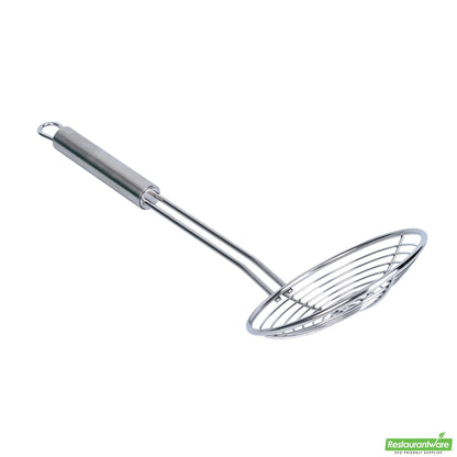 Wholesale Restaurantware Stainless Steel Spiral Wire Skimmer - 13.9" X 4.8" X 1.9"- Bulk