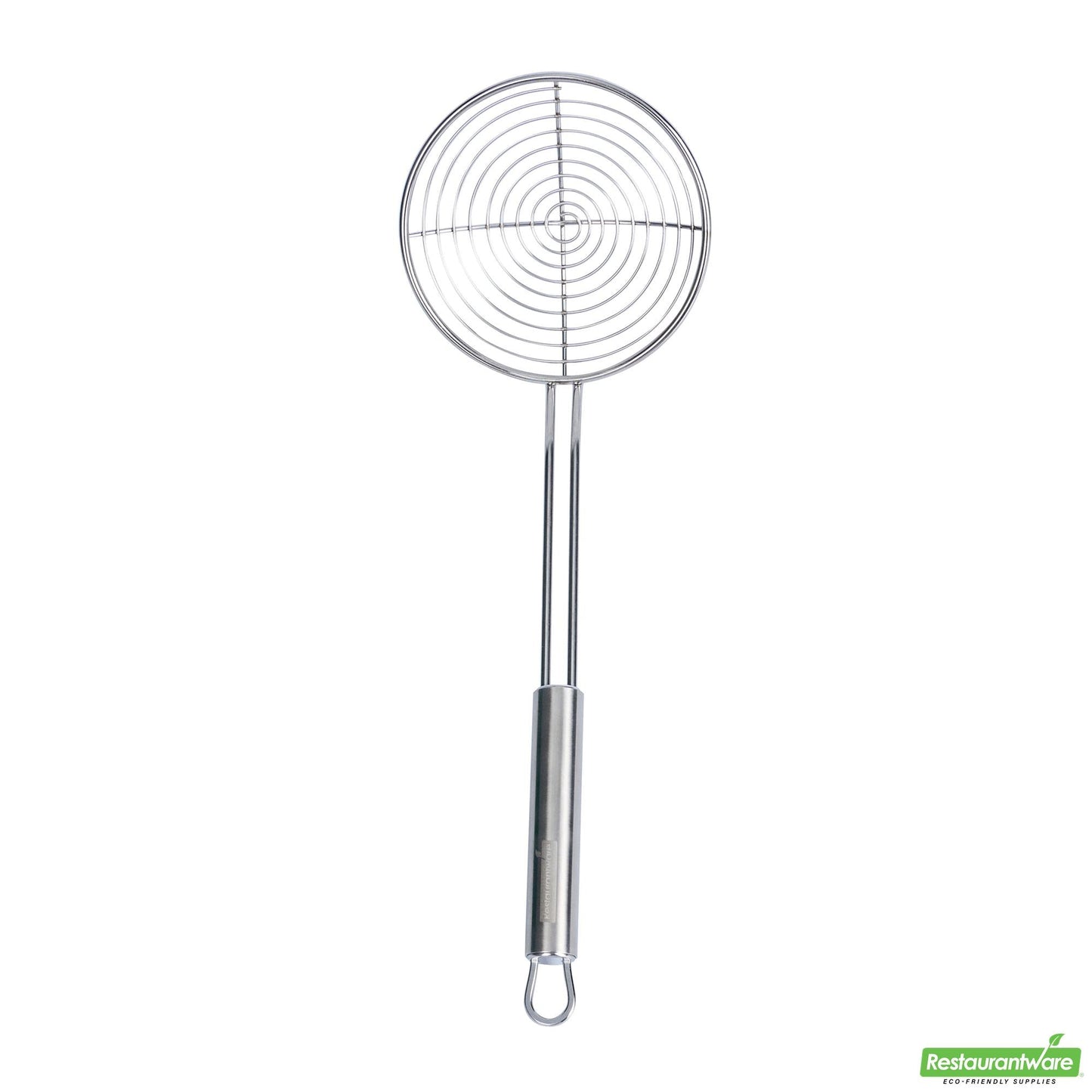 Wholesale Restaurantware Stainless Steel Spiral Wire Skimmer - 13.9" X 4.8" X 1.9"- Bulk