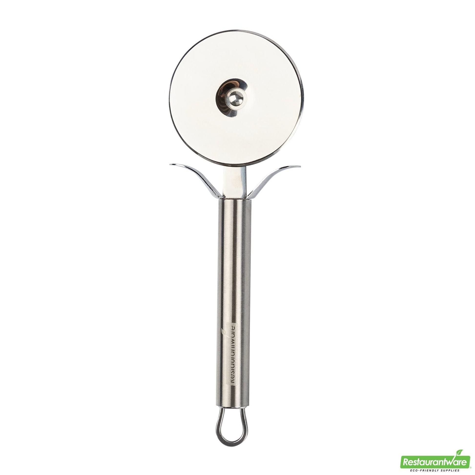 Wholesale Restaurantware Stainless Steel Pizza Wheel - with Finger Guard - 7.8" X 2.6" X 0.6"- Bulk