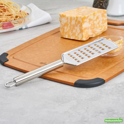 Wholesale Restaurantware Stainless Steel Coarse Grater - 10" X 2.4" X 0.4"- Bulk