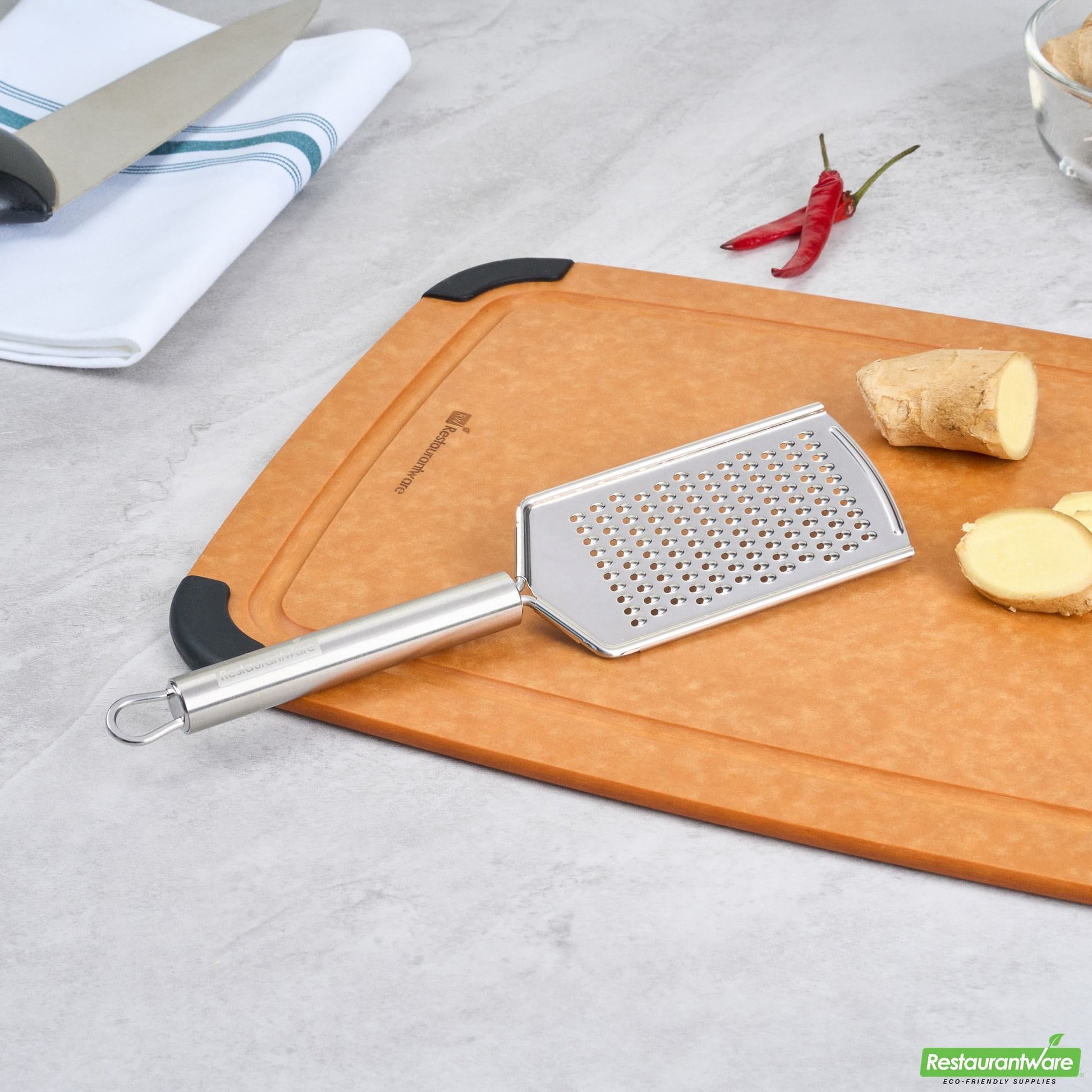 Wholesale Restaurantware Stainless Steel Fine Grater - 9.8" X 2.2" X 0.6"- Bulk