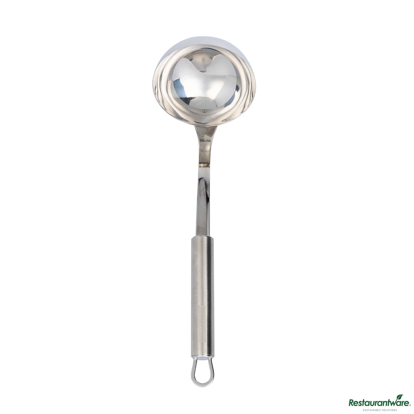 Wholesale Restaurantware Stainless Steel Serving Ladle - One-Piece - 11.4" X 3.5" X 3.3"- Bulk