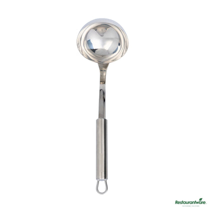 Wholesale Restaurantware Stainless Steel Serving Ladle - One-Piece - 11.4" X 3.5" X 3.3"- Bulk