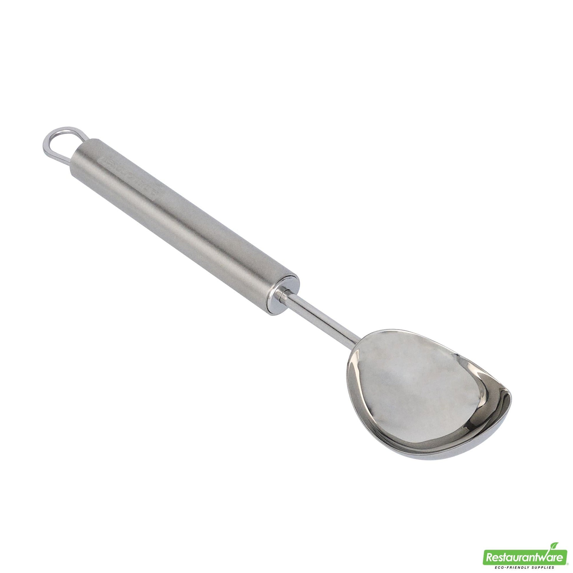 Wholesale Restaurantware Stainless Steel Ice Cream Scoop - 8.7" X 1.7" X 0.8"- Bulk