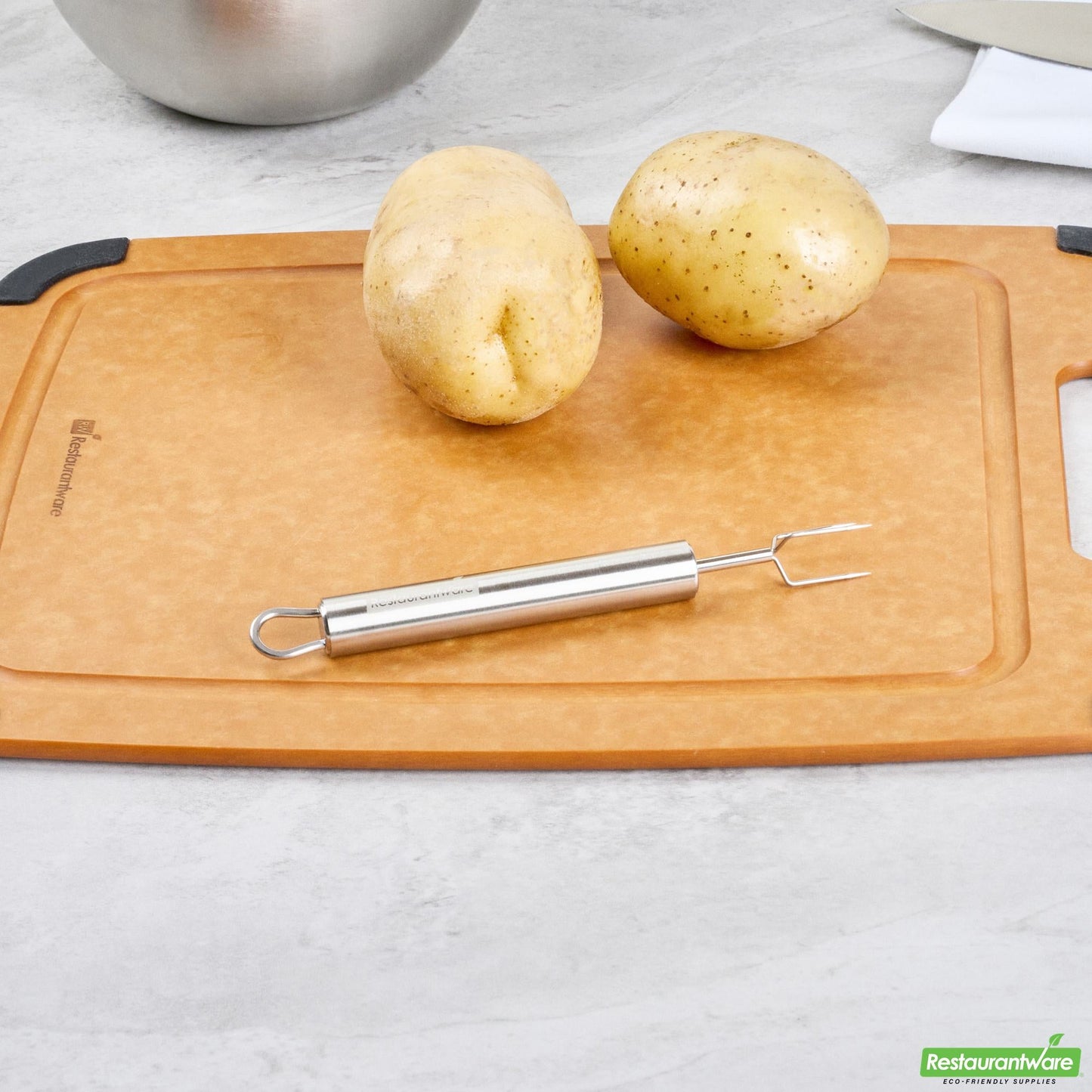 Wholesale Restaurantware Stainless Steel Potato Fork - 6.1" X 0.5" X 0.5"- Bulk