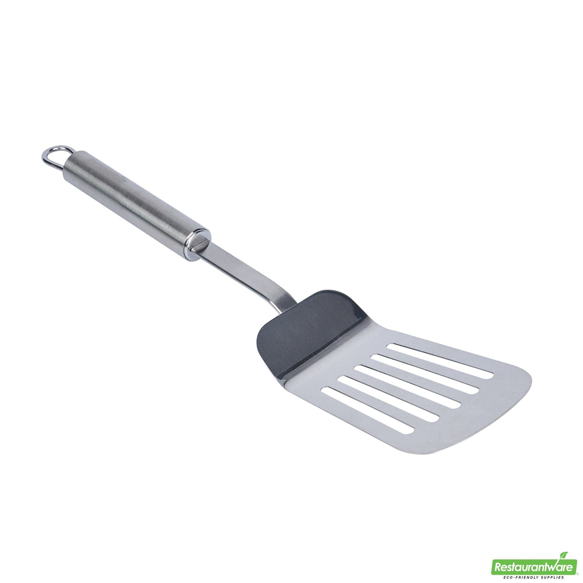 Wholesale Restaurantware Stainless Steel Slotted Turner / Spatula - 12.6" X 3.1" X 1.5"- Bulk