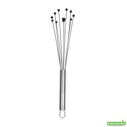 Wholesale Restaurantware Stainless Steel Ball Whisk - with Silicone Tips - 10.6" X 2.4" X 2.1"- Bulk