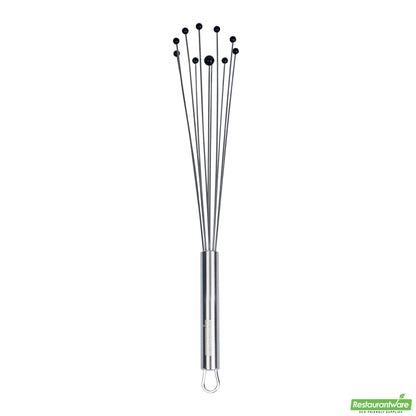 Wholesale Restaurantware Stainless Steel Ball Whisk - with Silicone Tips - 12.6" X 2" X 1.7"- Bulk
