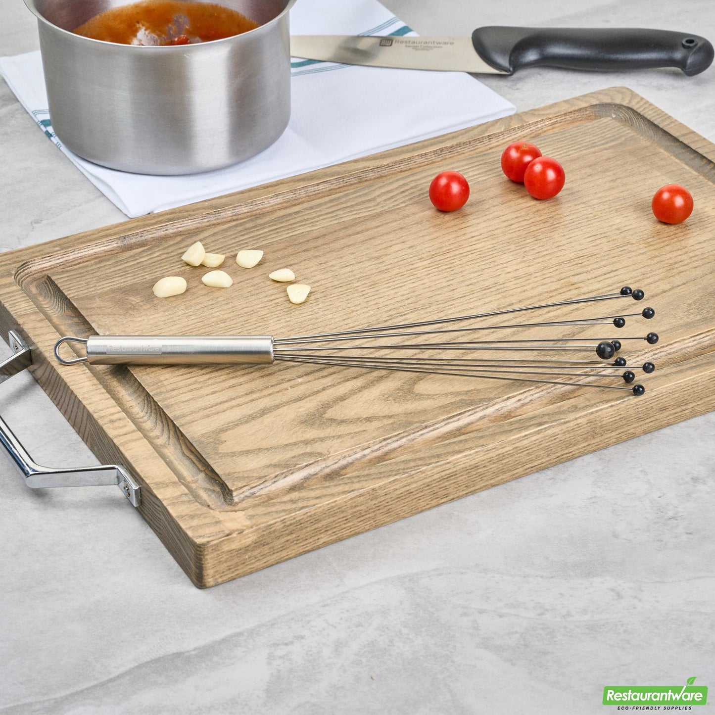 Wholesale Restaurantware Stainless Steel Ball Whisk - with Silicone Tips - 12.6" X 2" X 1.7"- Bulk