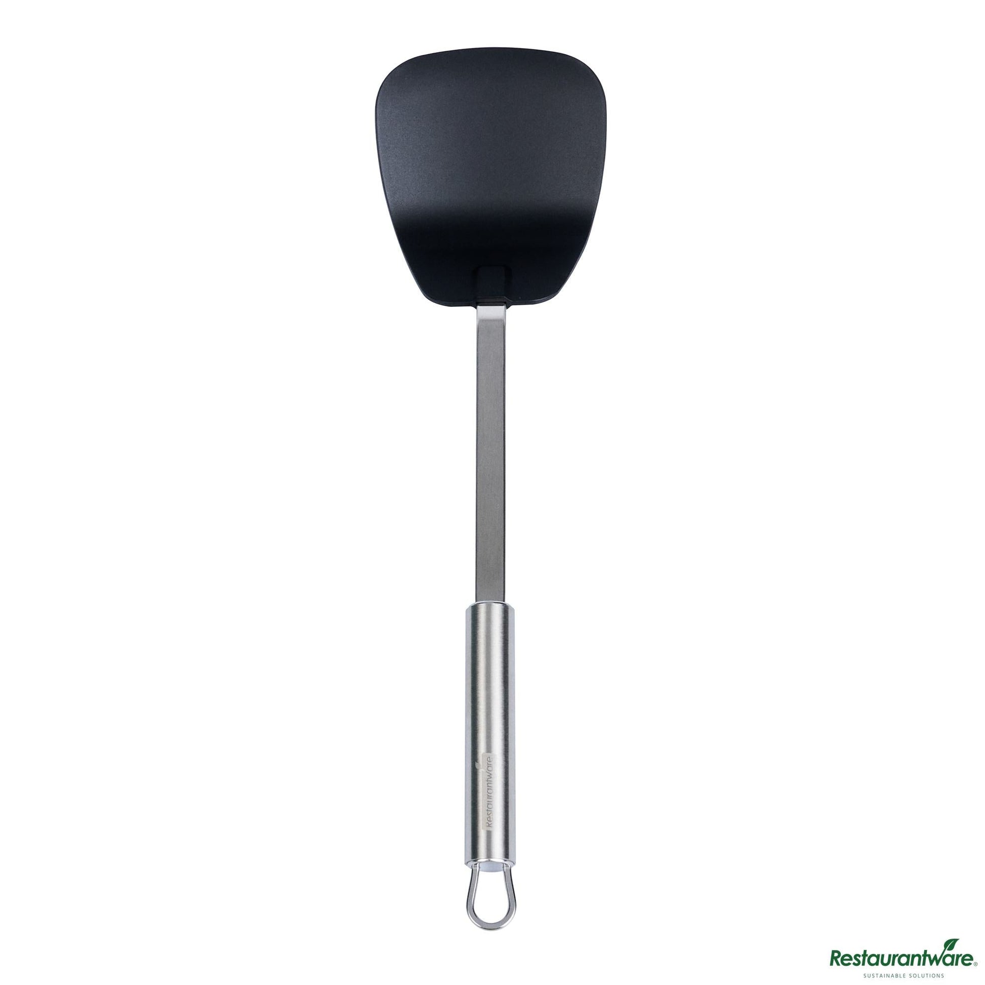 Wholesale Restaurantware Black Nylon High Heat Wok Spatula - 14.1" X 3.7" X 1.1"- Bulk