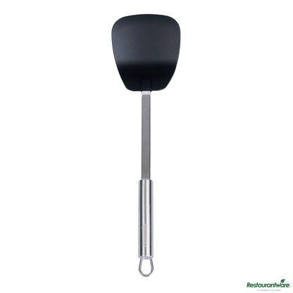 Wholesale Restaurantware Black Nylon High Heat Wok Spatula - 14.1" X 3.7" X 1.1"- Bulk