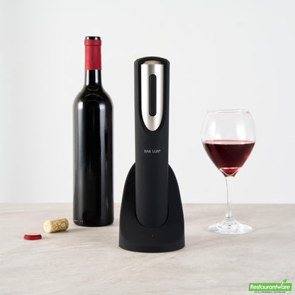Wholesale Restaurantware Black and Silver Electric Wine Opener - 4.4" X 4" X 11.5"- Bulk