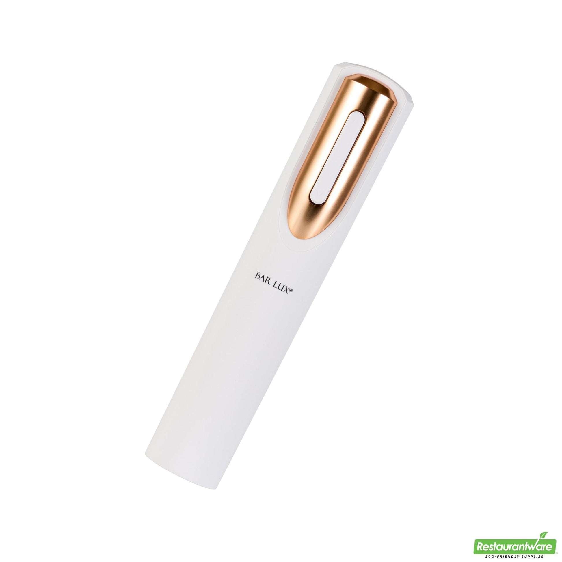Wholesale Restaurantware White and Rose Gold Electric Wine Opener - 4.4" X 4" X 11.5"- Bulk