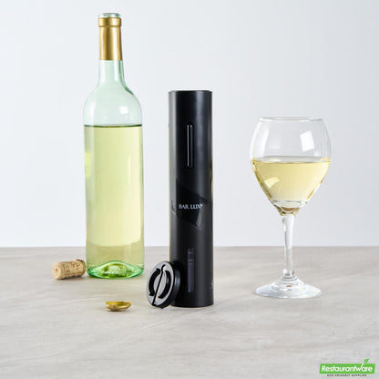 Wholesale Restaurantware Black Electric Wine Opener - Battery-Operated - 1.9" X 1.9" X 9.1"- Bulk