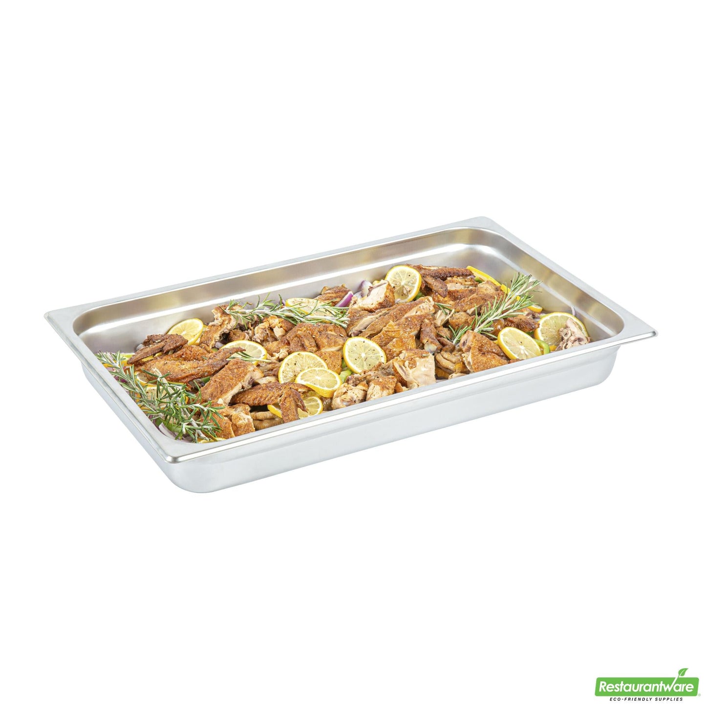 Wholesale Restaurantware Kitchen Tek Stainless Steel Full Size Steam Table Pan - 2 1/2 Inch Deep, Anti Jam- Bulk