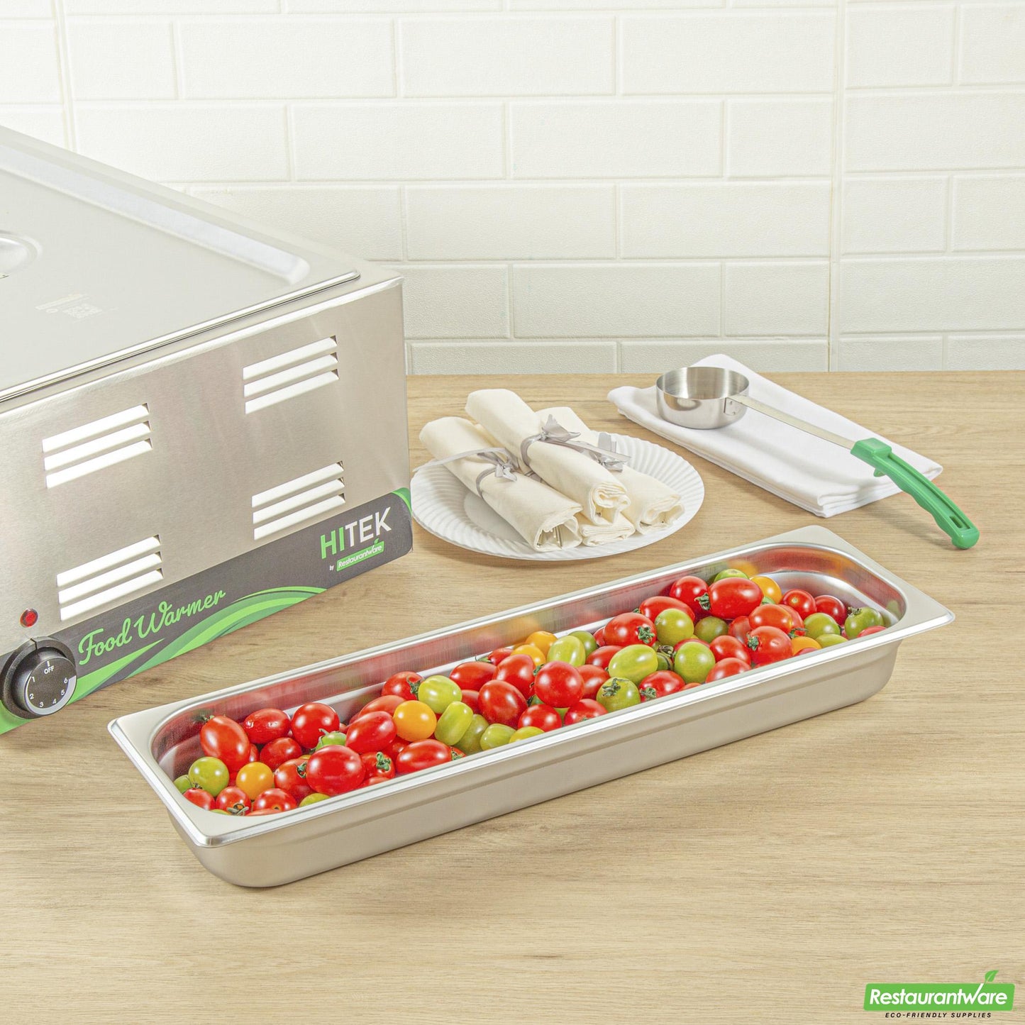 Wholesale Restaurantware Stainless Steel 1/2 Size Long Steam Table Pan - 2 1/2 Inch Deep- Bulk