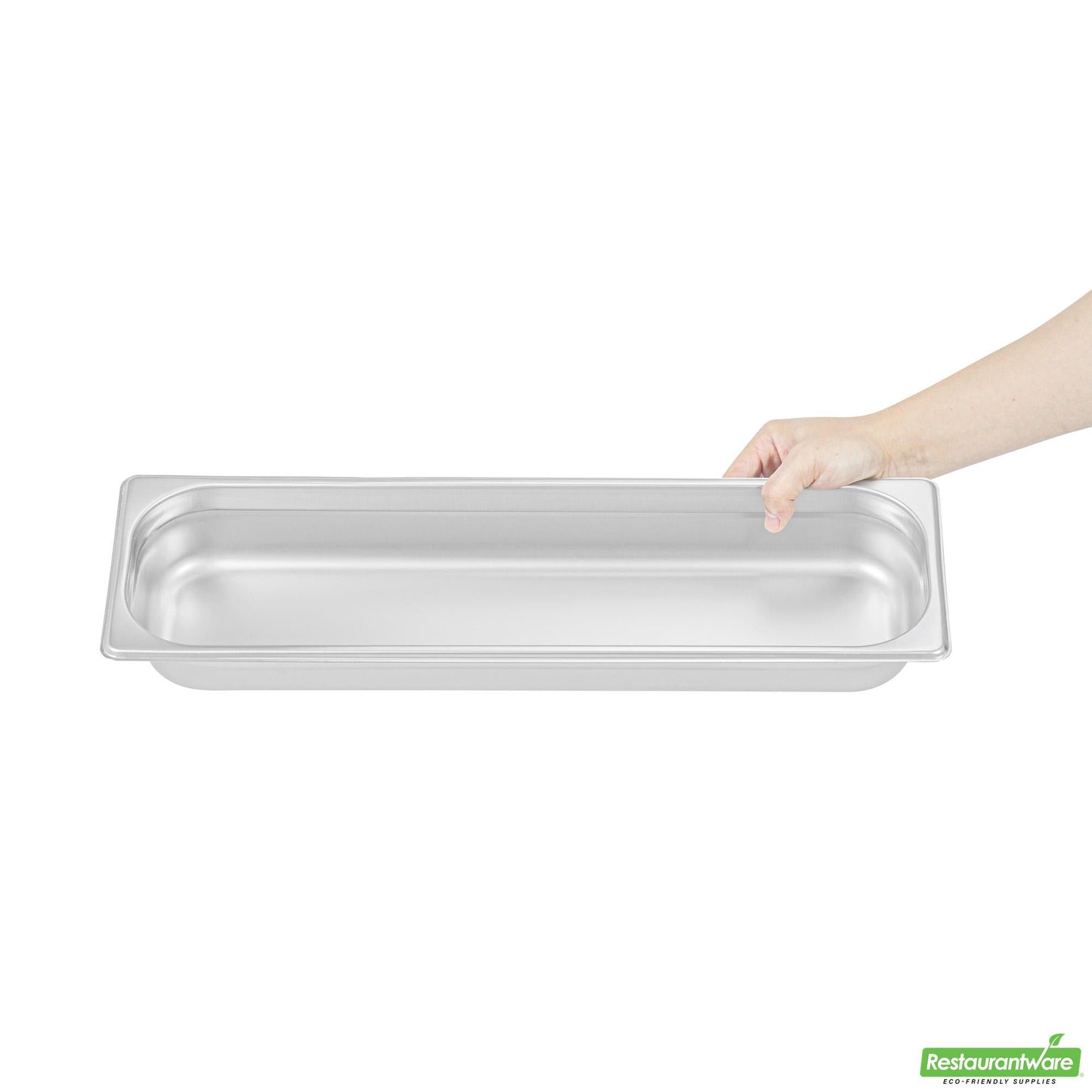 Wholesale Restaurantware Stainless Steel 1/2 Size Long Steam Table Pan - 2 1/2 Inch Deep- Bulk