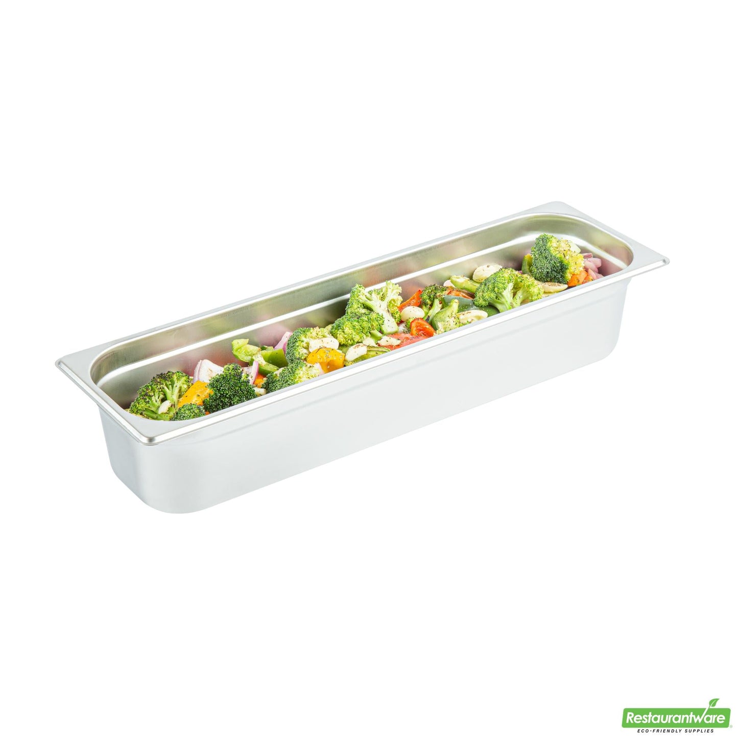 Wholesale Restaurantware Stainless Steel 1/2 Size Long Steam Table Pan - 4 Inch Deep- Bulk