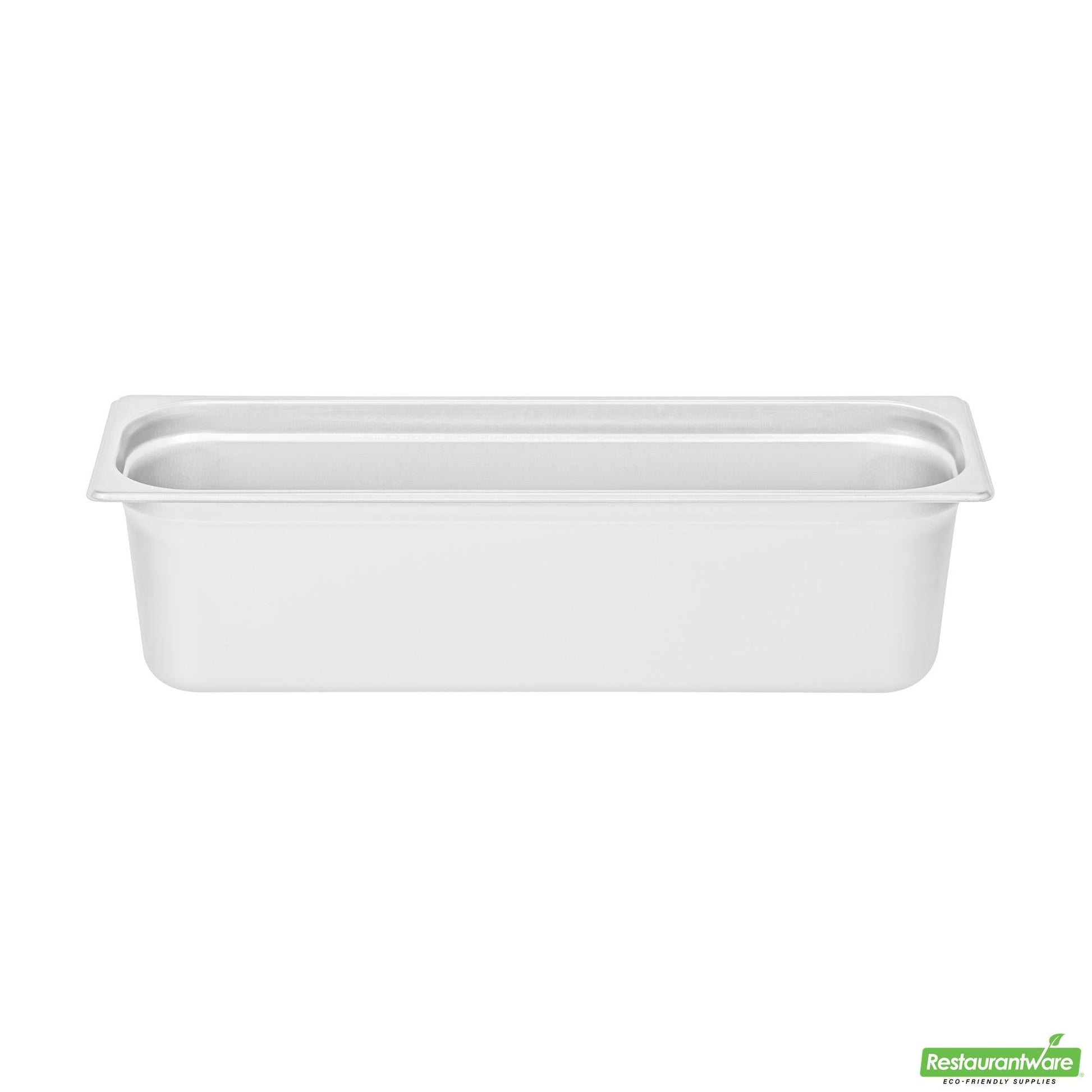Wholesale Restaurantware Stainless Steel 1/2 Size Long Steam Table Pan - 6 Inch Deep- Bulk