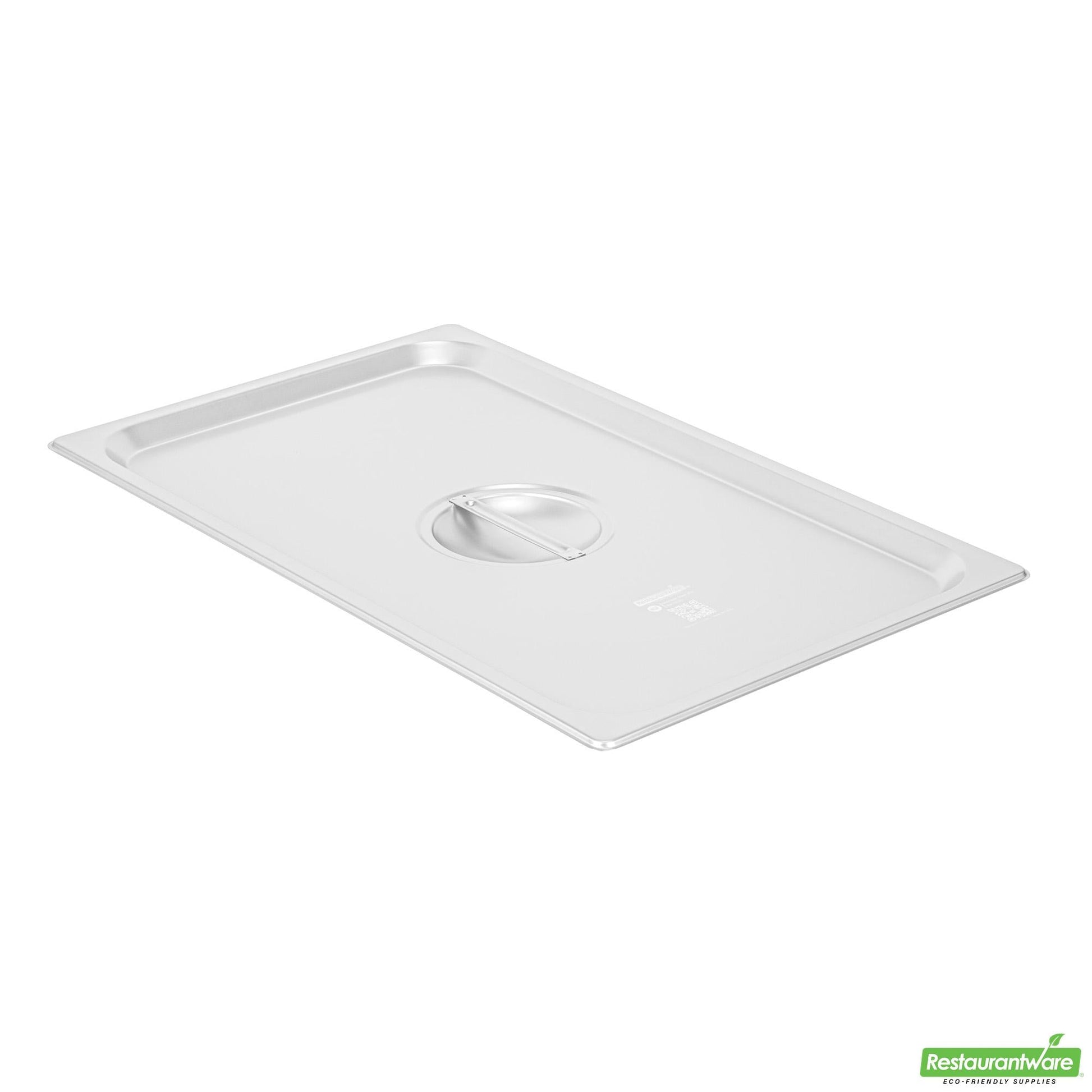 Wholesale Restaurantware Stainless Steel Lid - Fits Full Size Steam Table Pan- Bulk
