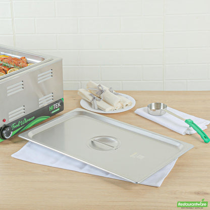 Wholesale Restaurantware Stainless Steel Lid - Fits Full Size Steam Table Pan- Bulk