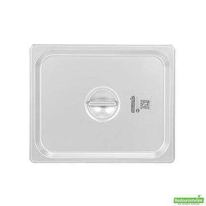 Wholesale Restaurantware Stainless Steel Lid - Fits 1/2 Size Steam Table Pan- Bulk