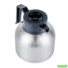 Wholesale Restaurantware Restpresso 68 Oz Insulated Coffee Carafe / Server - with Regular and Decaf Brew Thru Lids - 8 3/4" X 6 1/4" X 7" - 1 Count Box- Bulk